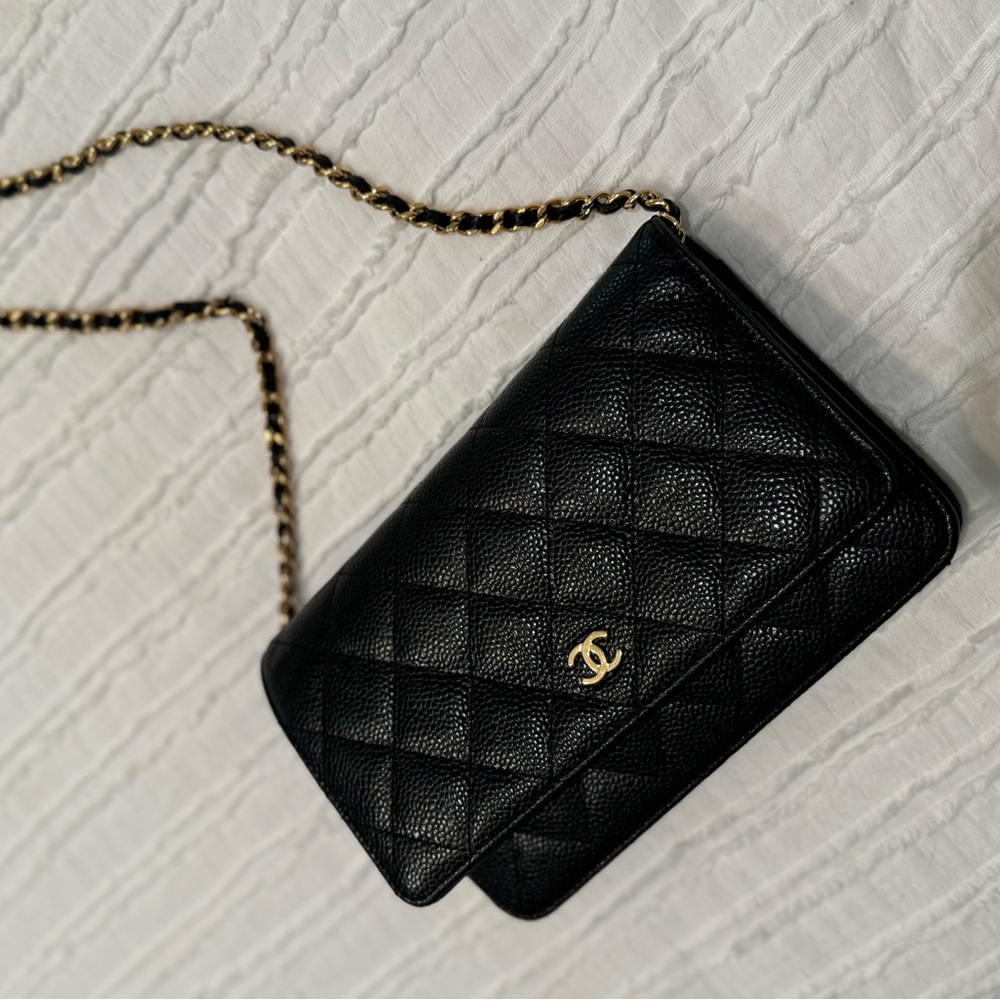 CHANEL Quilted Caviar WOC w/ Gold Hardware - NWOT